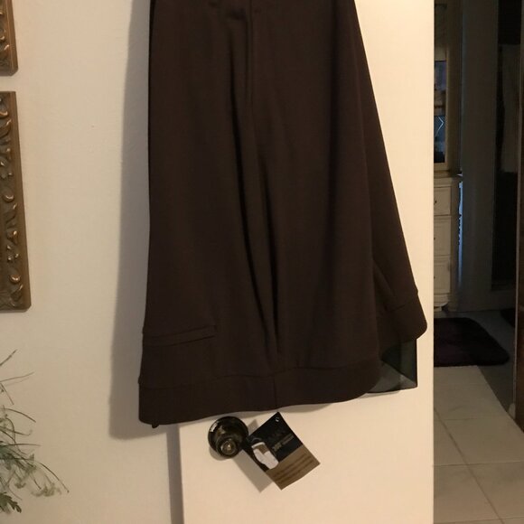 IMAN 2XTALL slimming technology pants in brown, new, - Picture 7 of 14